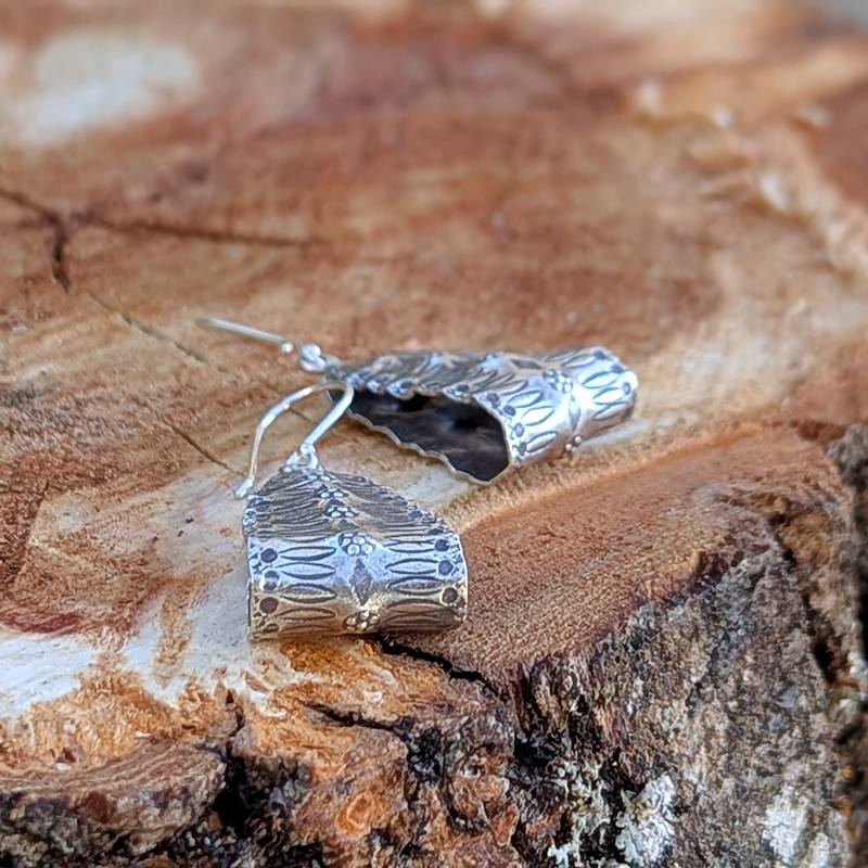 Boucles d’oreilles en argent massif ethniques – Image 6