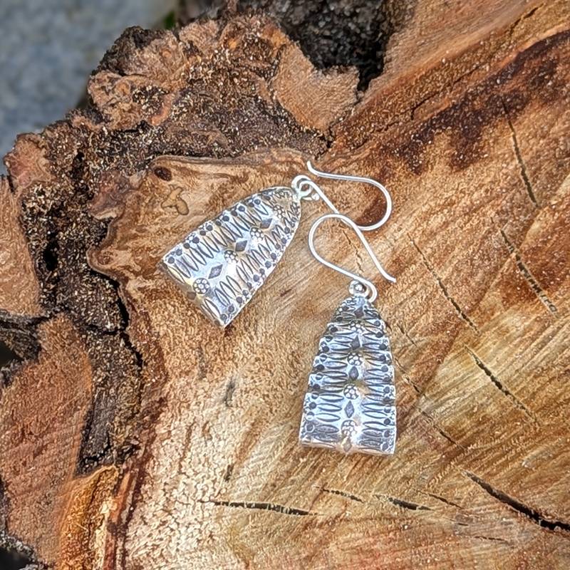 Boucles d’oreilles en argent massif ethniques – Image 7