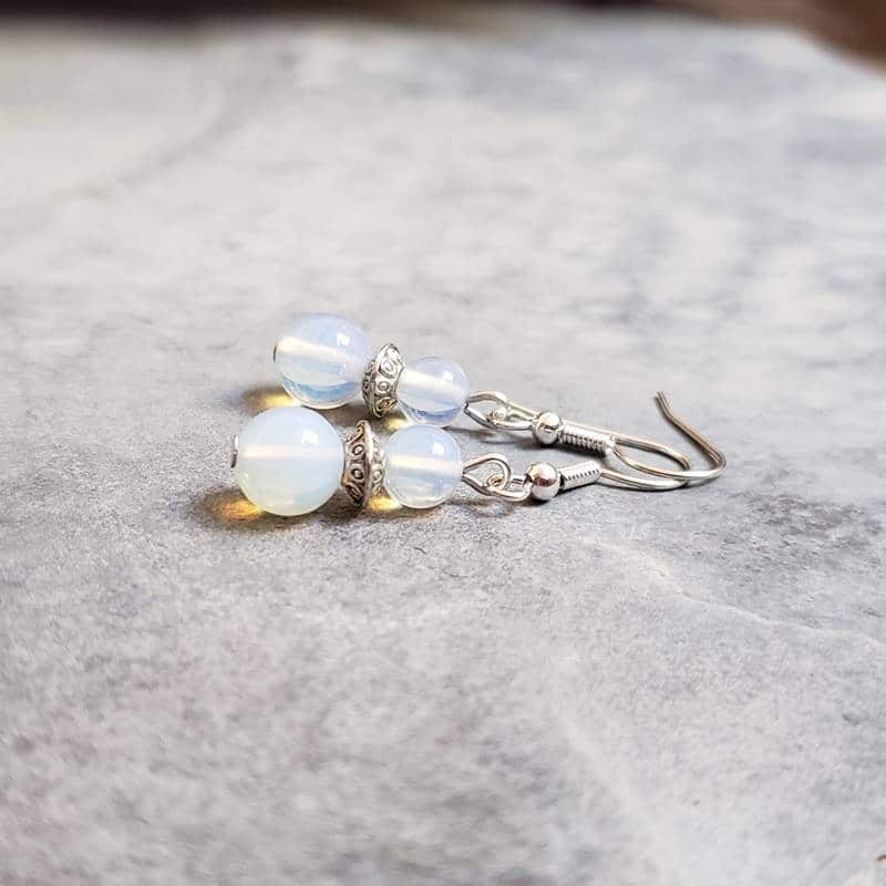 Boucles d’oreilles en pierre de lune – Image 6