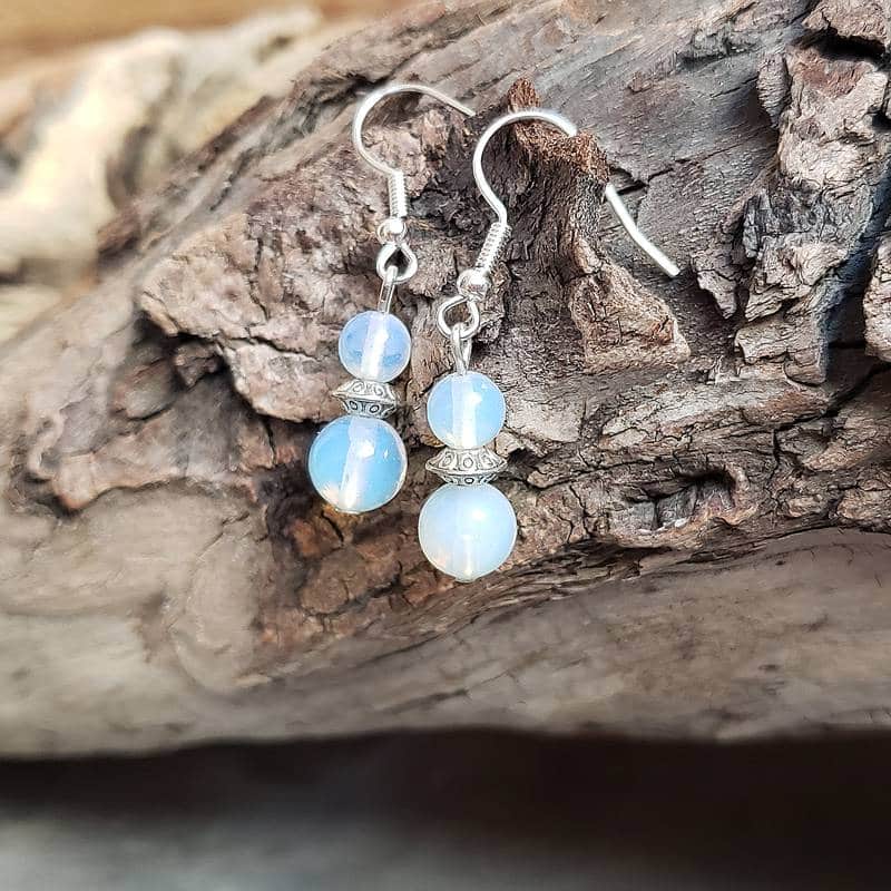 Boucles d’oreilles en pierre de lune – Image 5