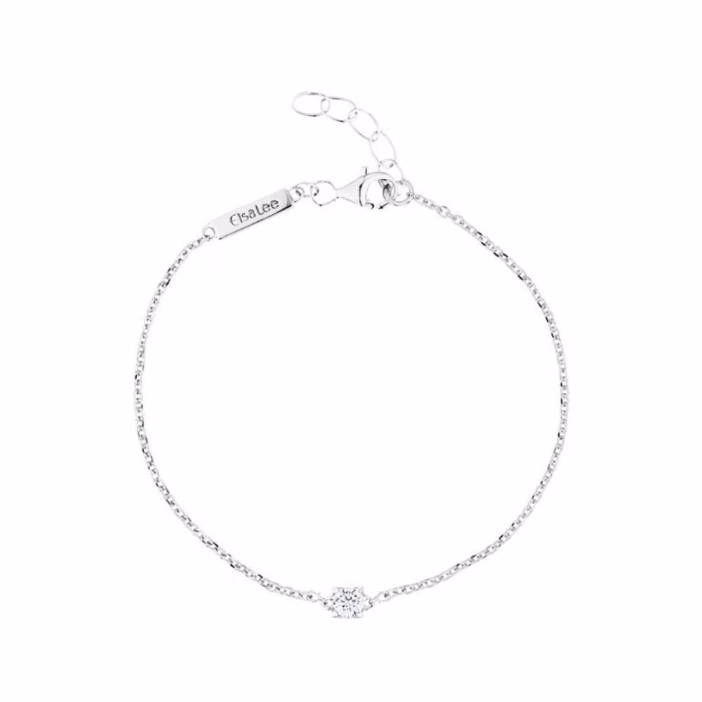 Bracelet argent Elsa Lee Solitaire – Image 3