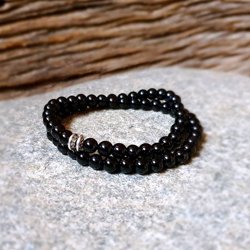 Bracelet wrap homme onyx – Image 4