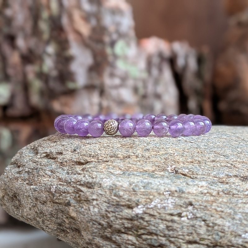 Bracelet en améthyste LOTUS – Image 5