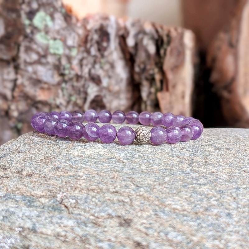 Bracelet en améthyste LOTUS