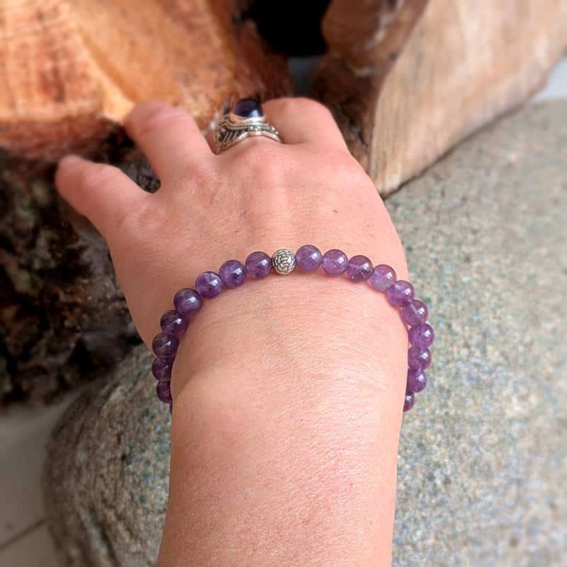 Bracelet en améthyste LOTUS – Image 3