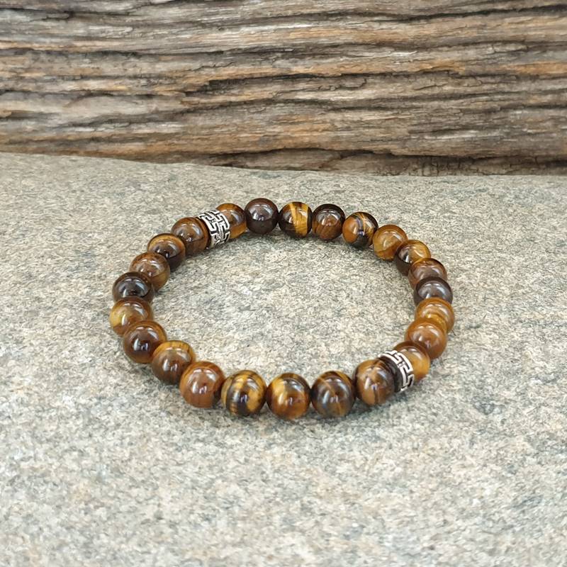 Bracelet homme oeil de tigre SURAKSA – Image 4