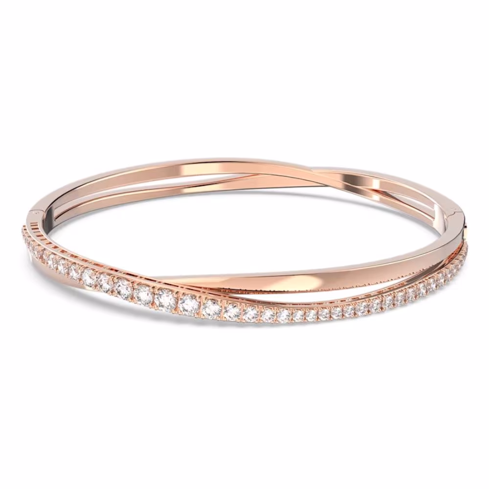 Bracelet Swarovksi Hyperbola, rose, cristaux blancs – Image 2