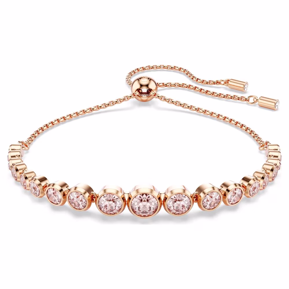 Bracelet tennis Swarovski Imber, rosé, rose