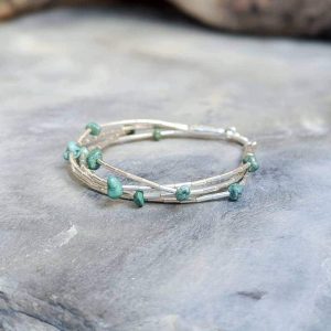 Bracelet turquoise argent KAREN