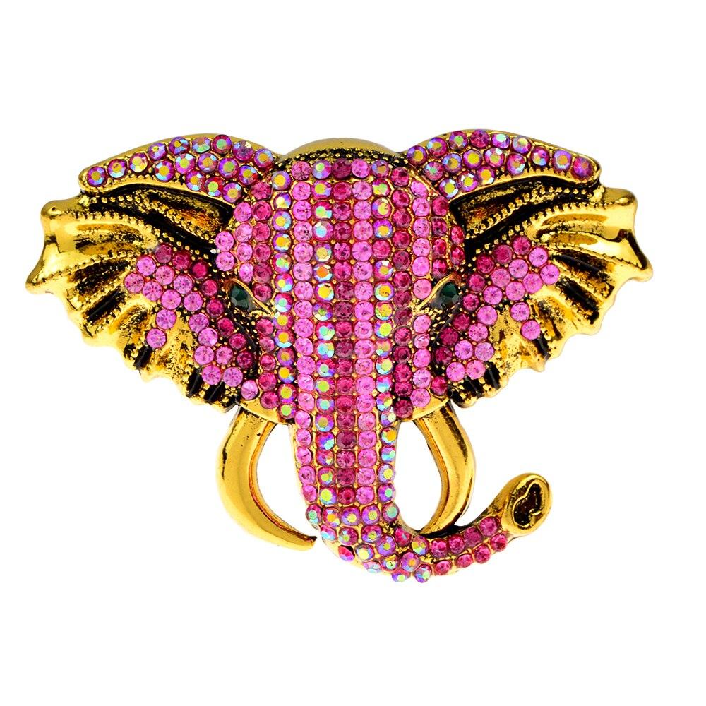 Broche Originale Éléphant Scintillant – Image 4