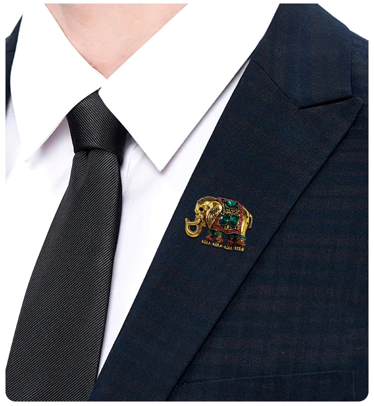 Broche Éléphant Vintage – Image 5