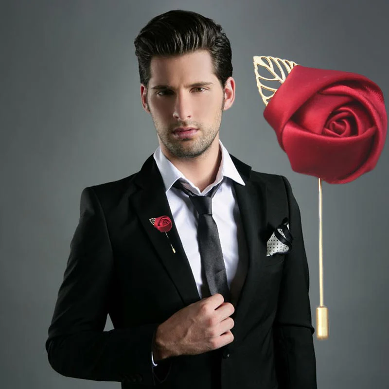 Broche fleur tissu – Image 5