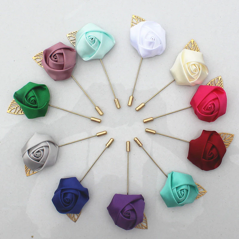 Broche fleur tissu – Image 7