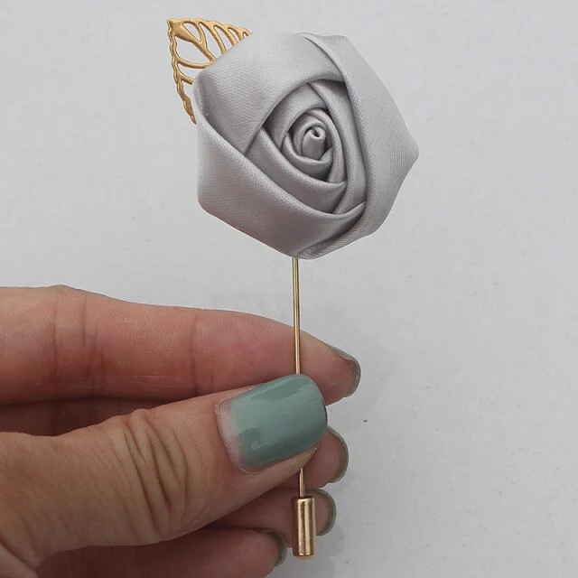 Broche fleur tissu – Image 9