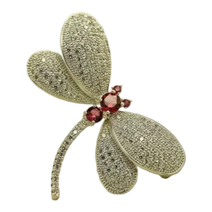 Broche Libellule Bonheur Éternel