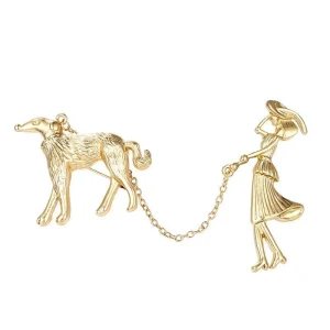 Broche Originale Gracieuse Promenade