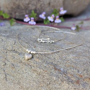 Collier argent artisanal COEUR