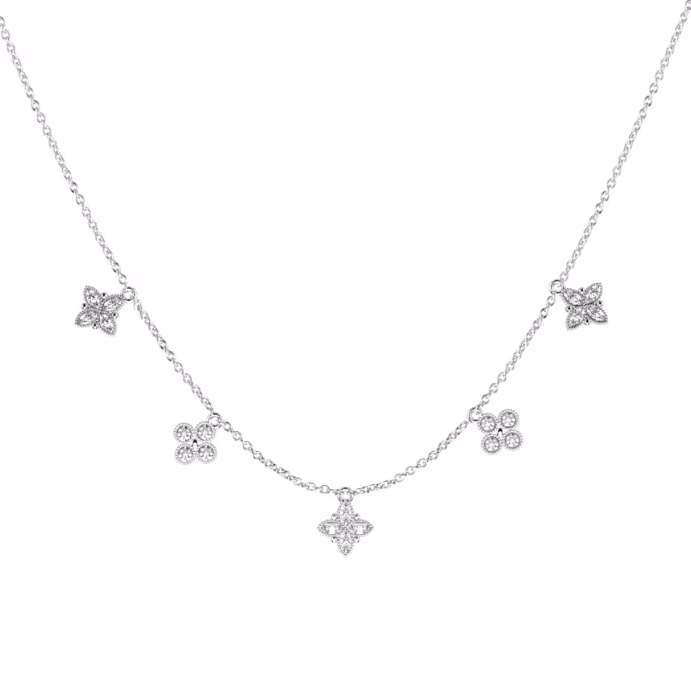 Collier Pampilles Les Cadettes Bourgeon Argenté