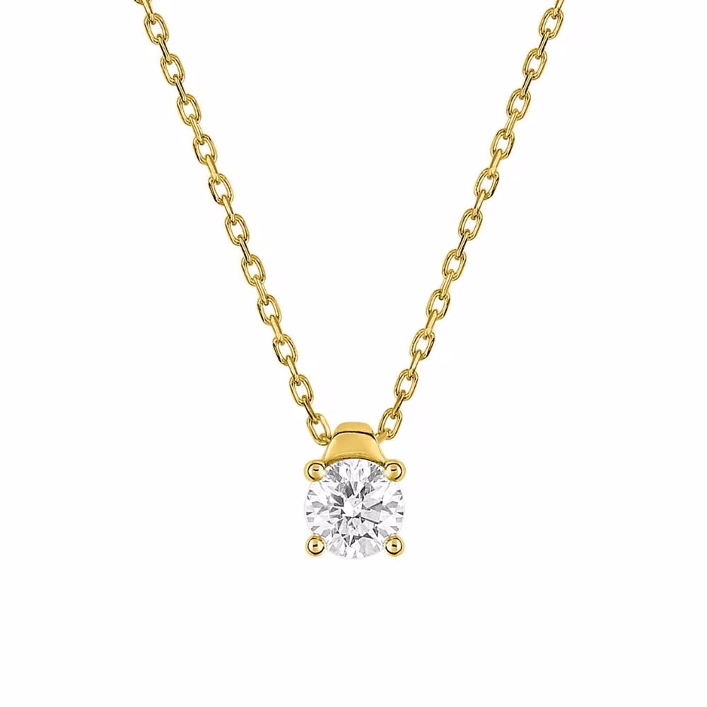 Collier Diamant 0.20ct Inès Or Jaune