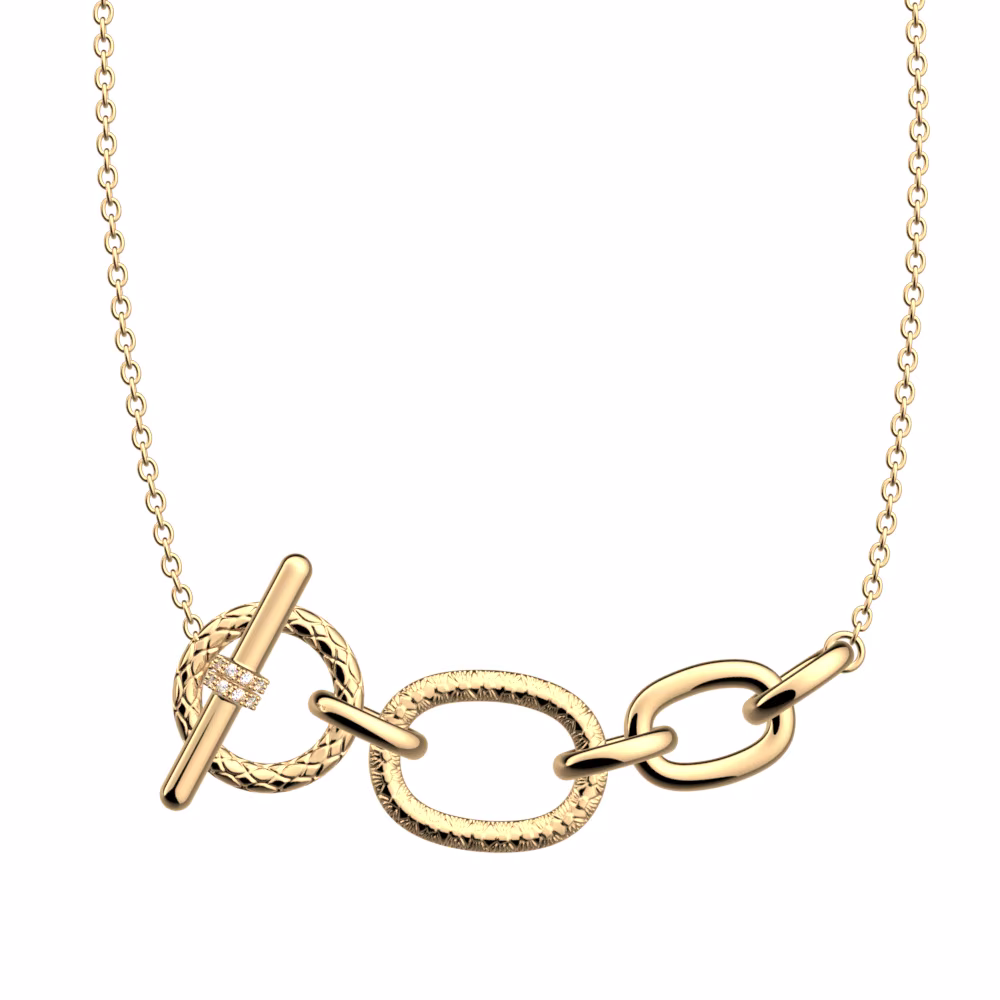 Collier Les Georgettes Icone Maillons, doré