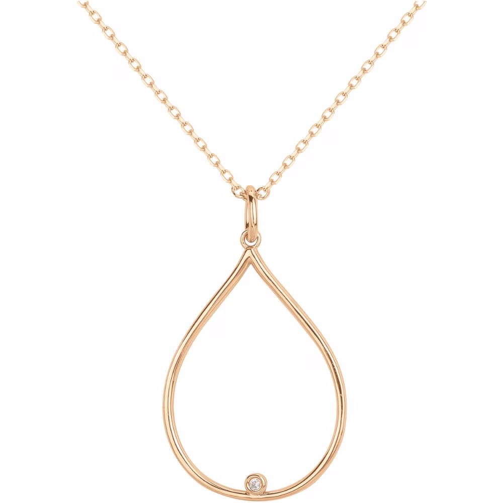 Collier Envolée La Garçonne Diamant, plaqué or