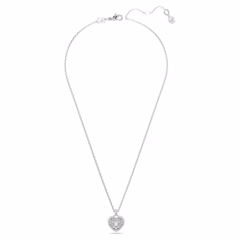 Pendentif Swarovski Idyllia Coeur, rhodié, blanc – Image 6