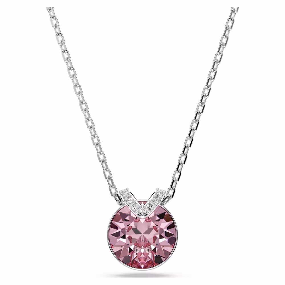 Pendentif Swarovski Bella V, rhodié, rose