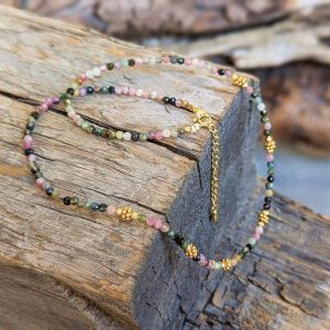 Collier tourmaline multicolore KI