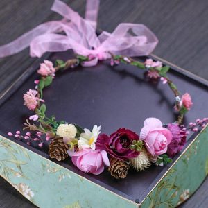 Couronne de fleurs cheveux
