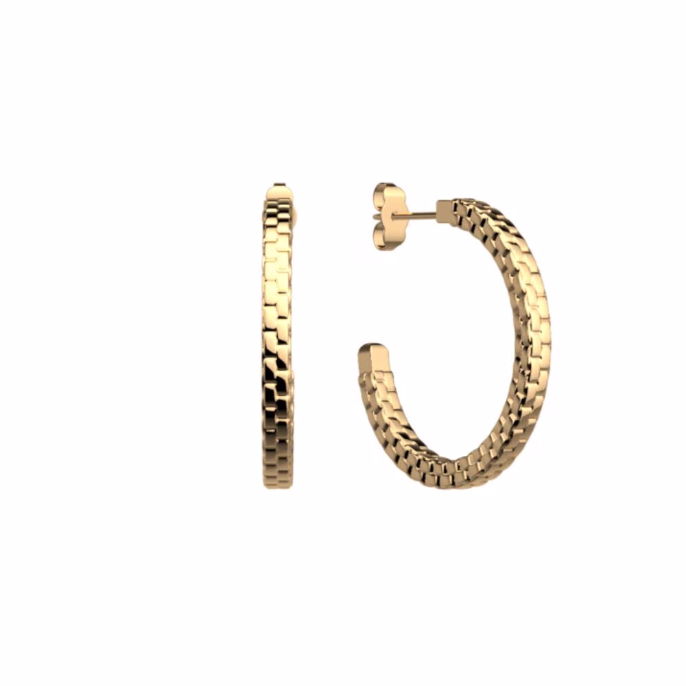 Créoles Les Cadettes Scoubidou Dorées