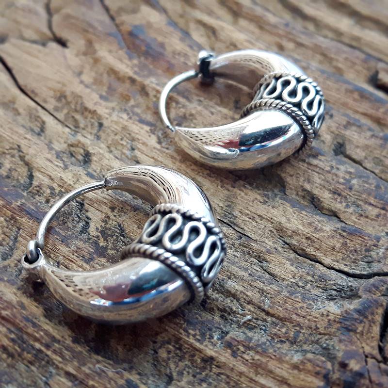 Créoles argent ethniques – Image 3