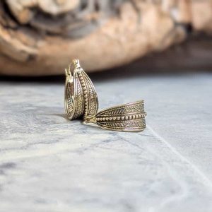 Créoles ethniques dorées SABLE