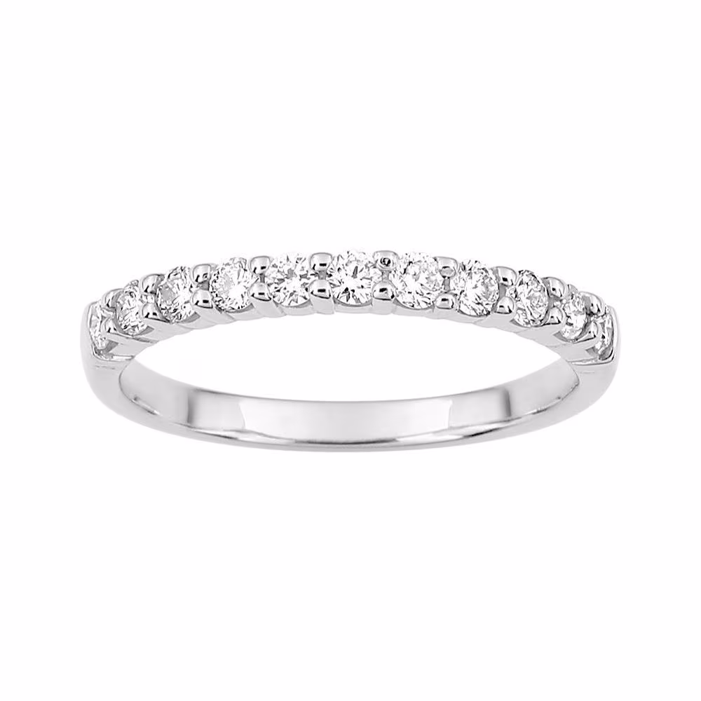 Alliance Diamant Santorin Or Blanc Serti Barrette