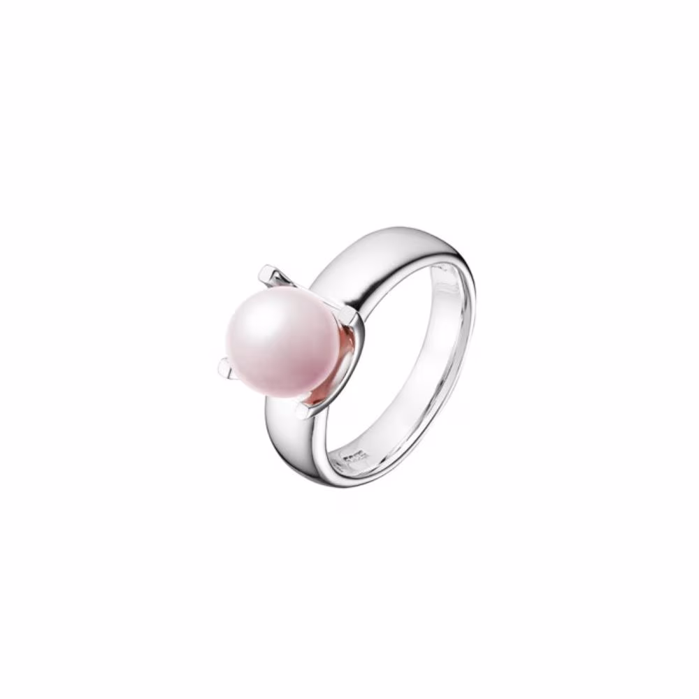 Bague Elsa Lee La Vie En Rose Argent & Perle Rose