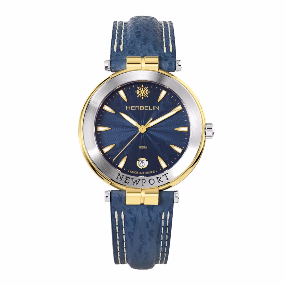 Montre homme Herbelin Newport Héritage Originals, bleue