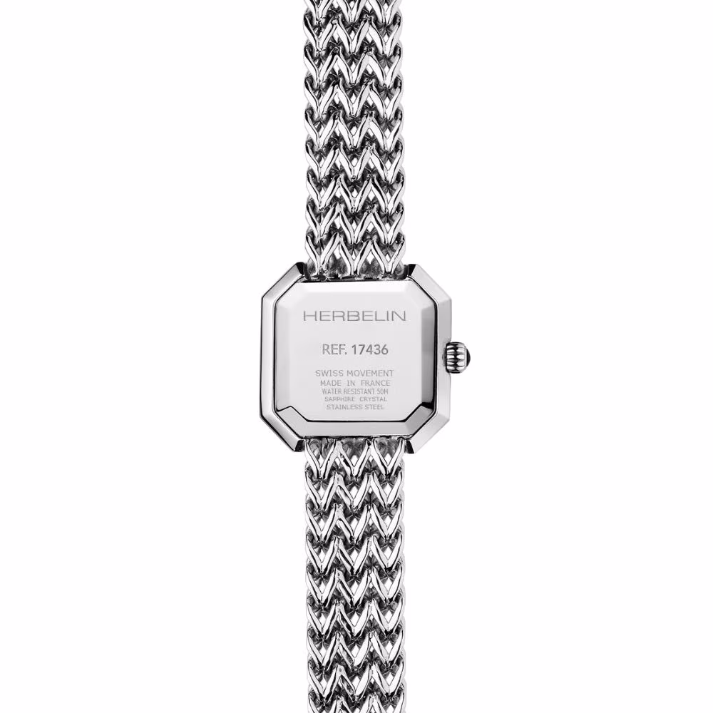 Montre Herbelin Octogone Acier Nacre Noire 17436B49 – Image 4