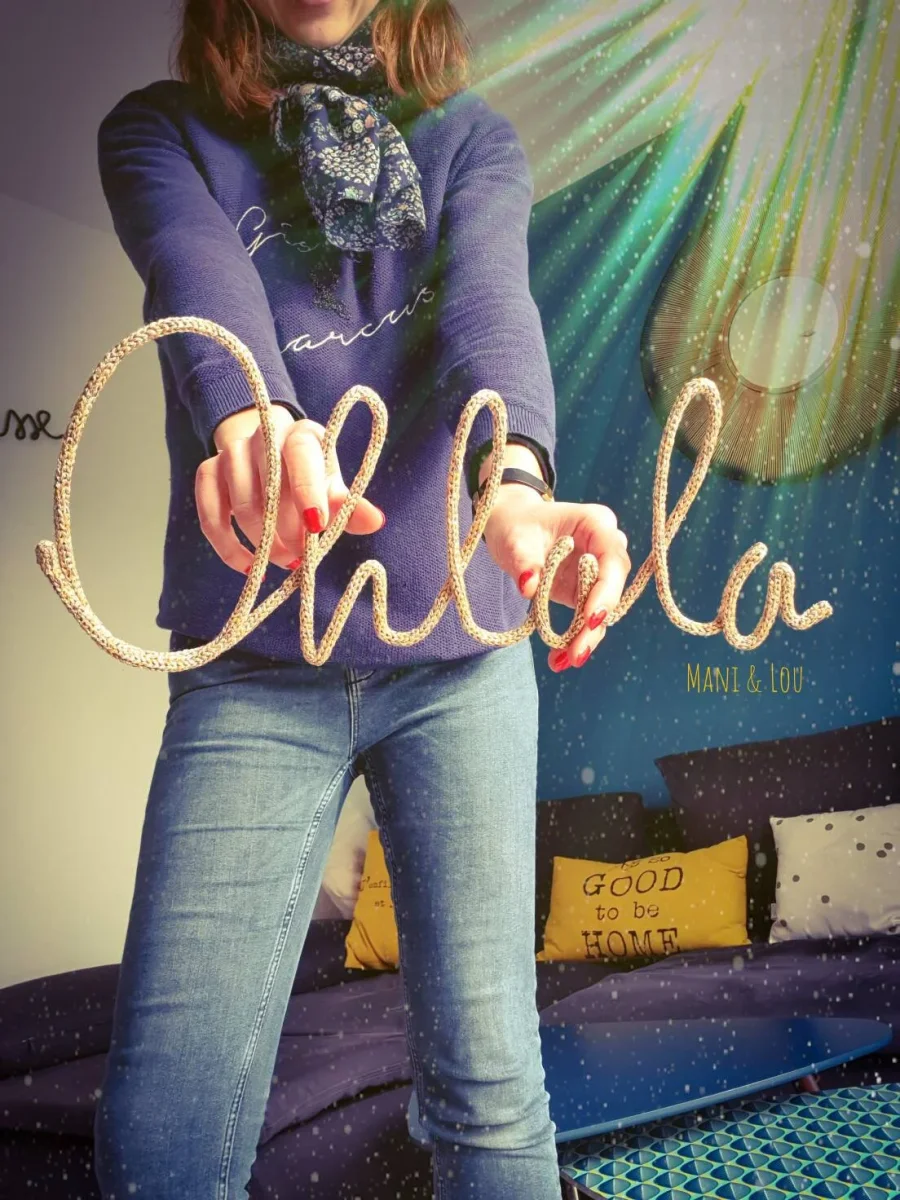"Ohlala" en tricotin – Image 6