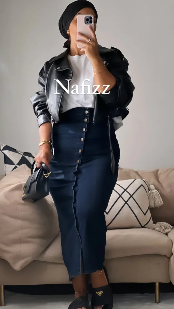 Jupe droite jean – Image 3