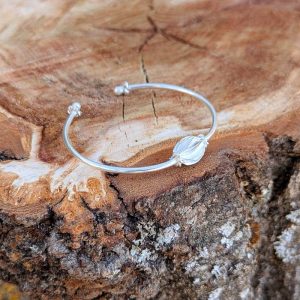 Jonc en argent massif MANGOUSTINE