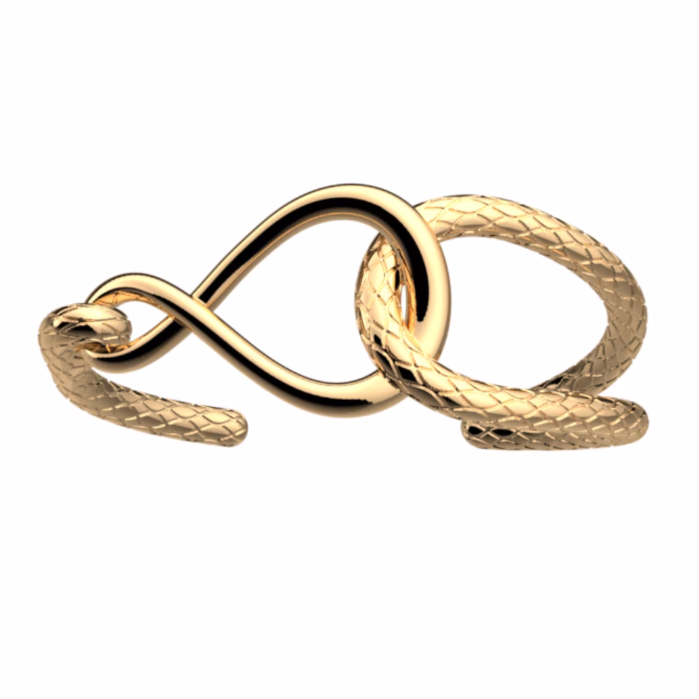 Jonc Les Georgettes Icone Infini, doré