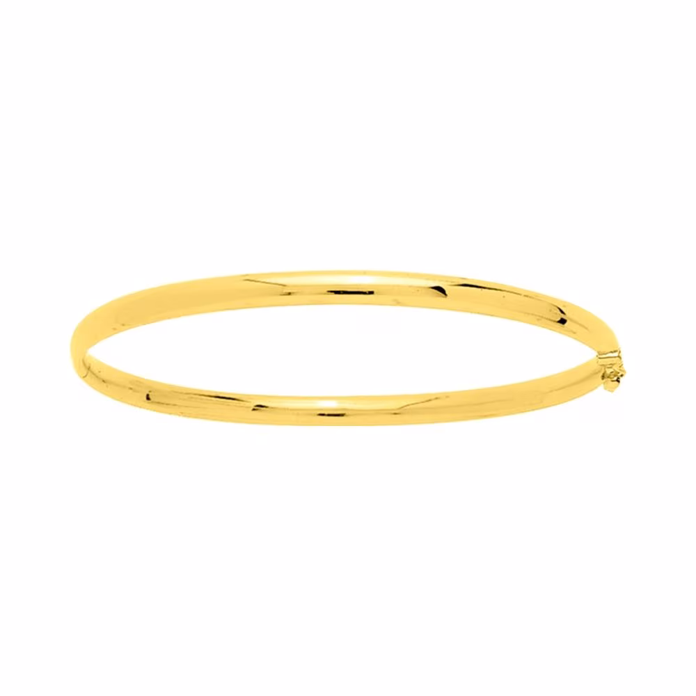 Bracelet jonc ouvrant, 3.5mm, Persée or jaune