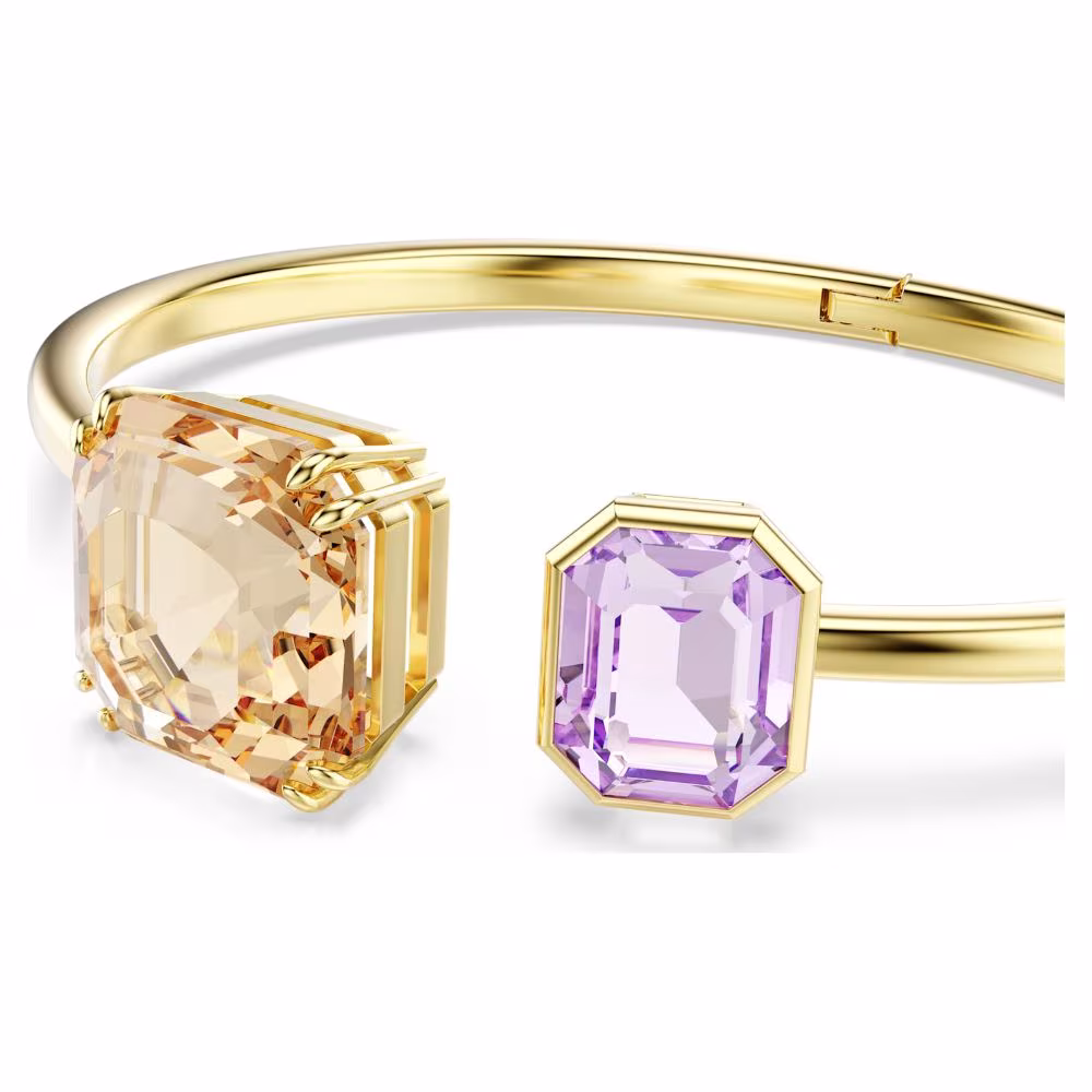 Jonc ouvrant Swarovski Matrix, doré, multicolore – Image 5