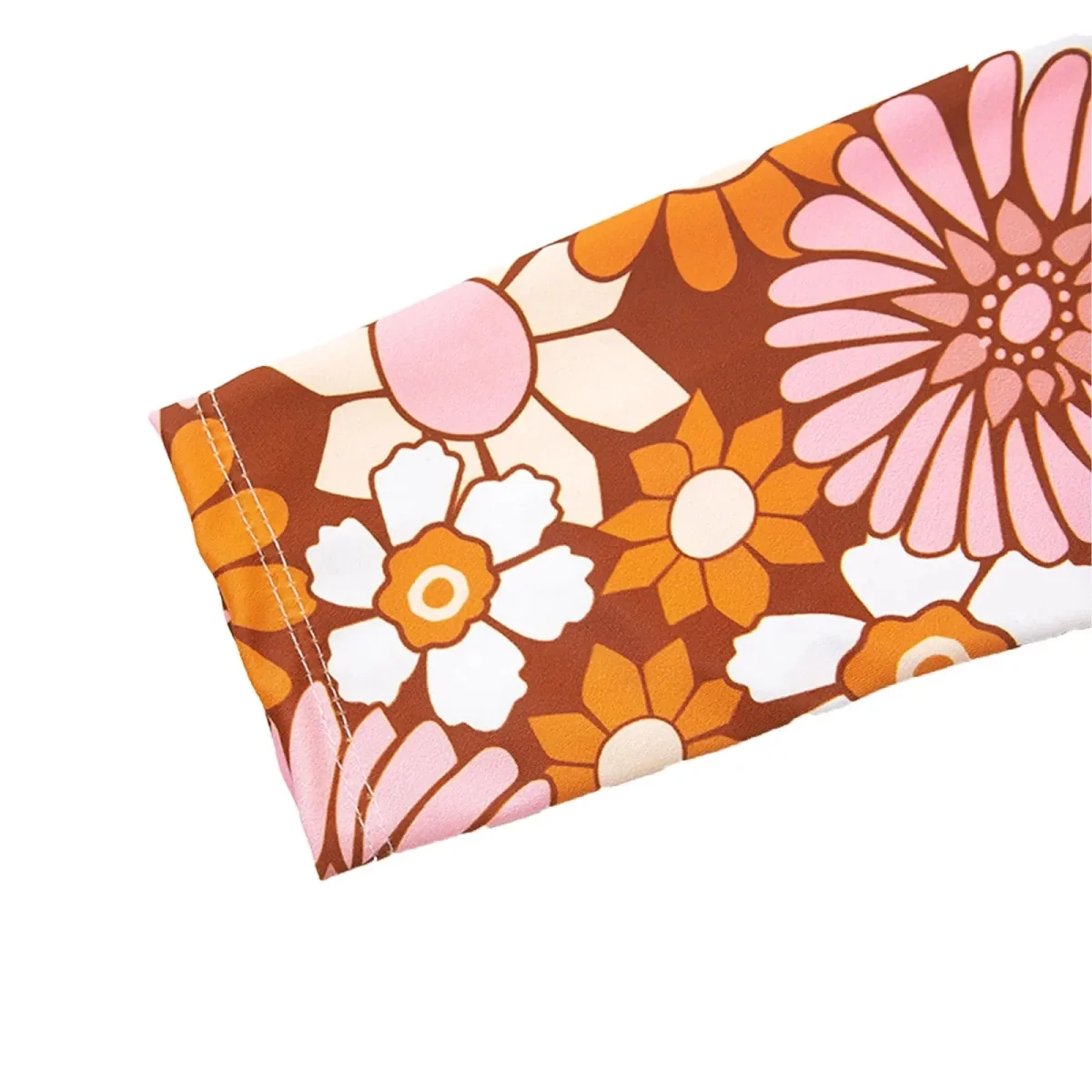 Maillot de bain femme 1 pièce fleuri manches longues – Image 8