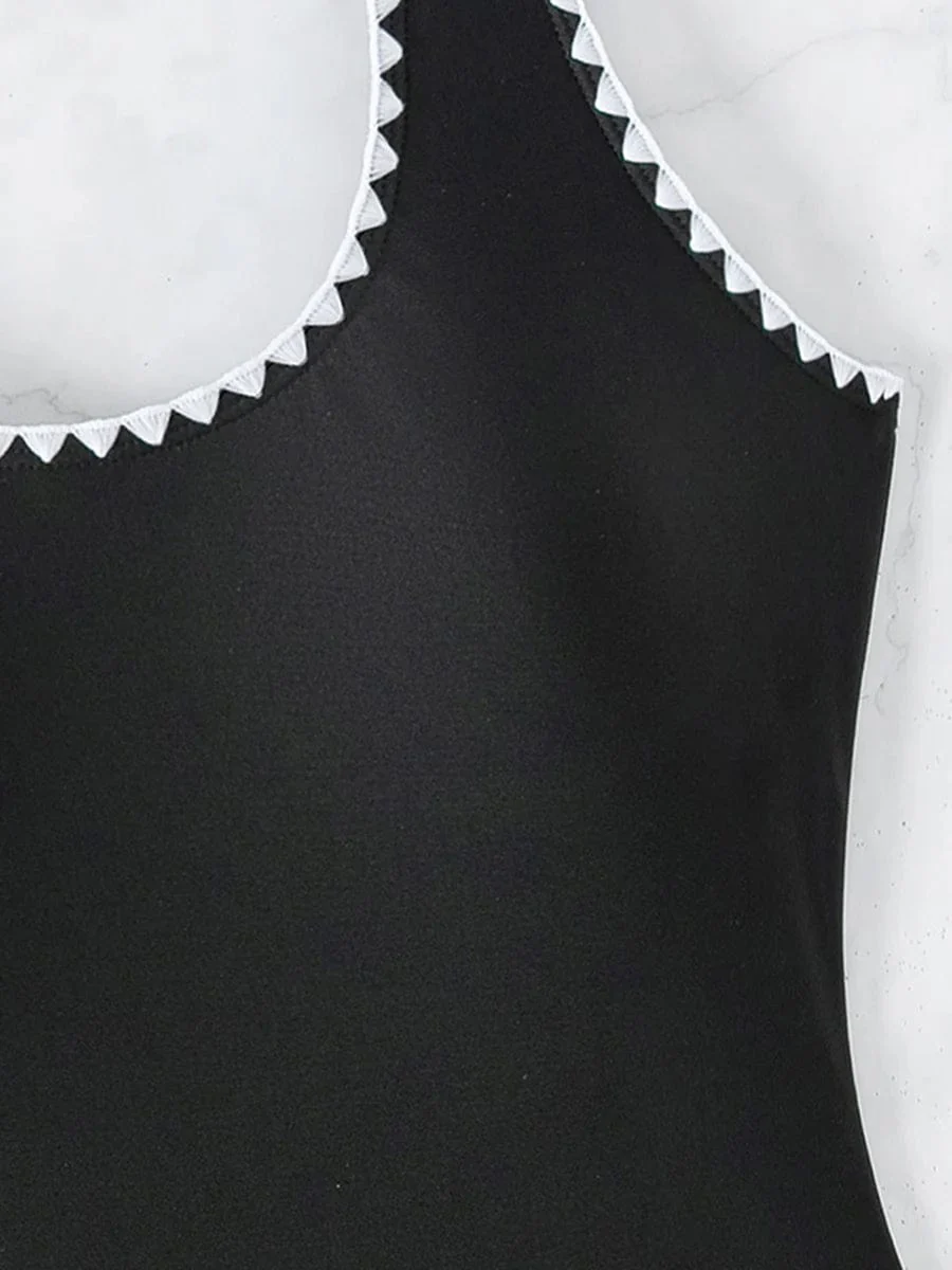 Maillot de bain femme 1 pièce noir – Image 8