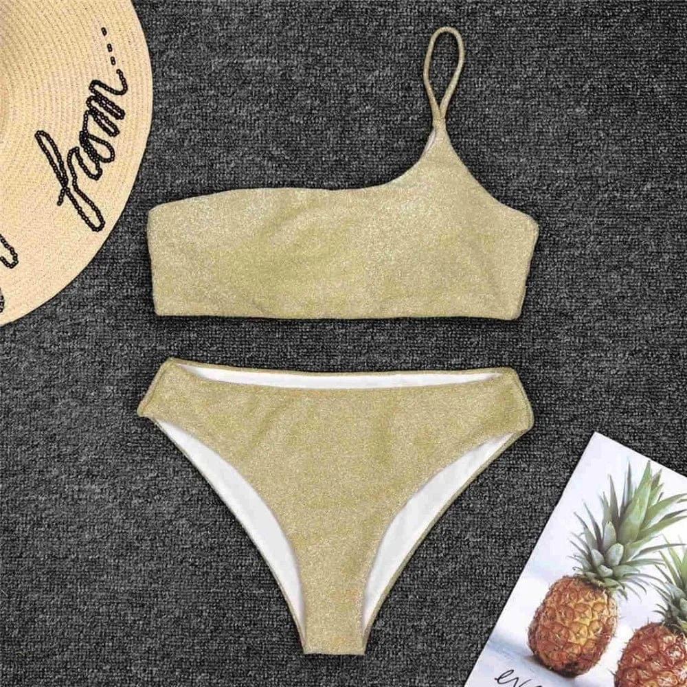 Maillot de bain femme bandeau pailleté – Image 6