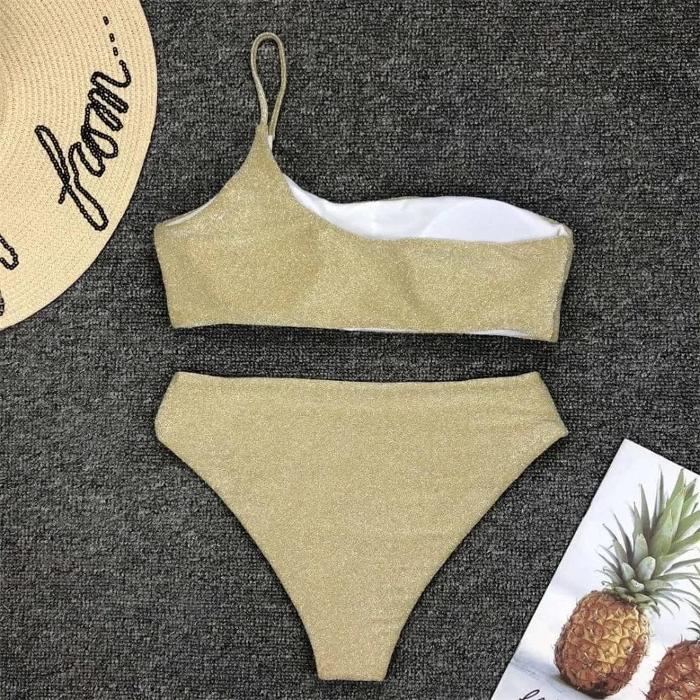 Maillot de bain femme bandeau pailleté – Image 7