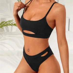 Maillot de bain femme bikini noir