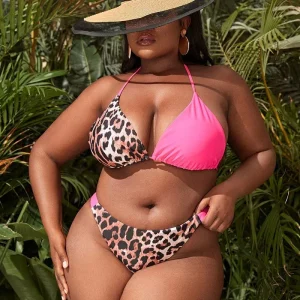 Maillot de bain femme léopard grande taille