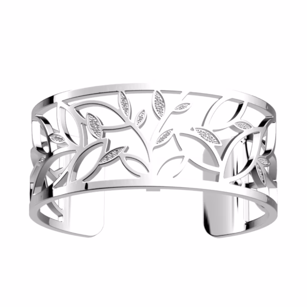 Manchette Les Georgettes Arbre de Vie, argentée, 25mm – Image 2