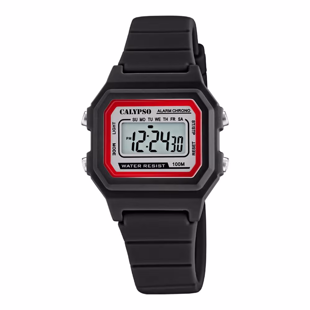 Montre enfant Calypso Digital Crush, digital et bracelet silicone